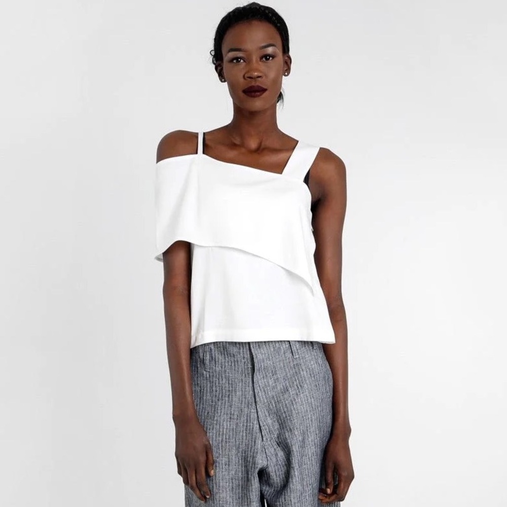 Shaina Mote Roque Top in Beige